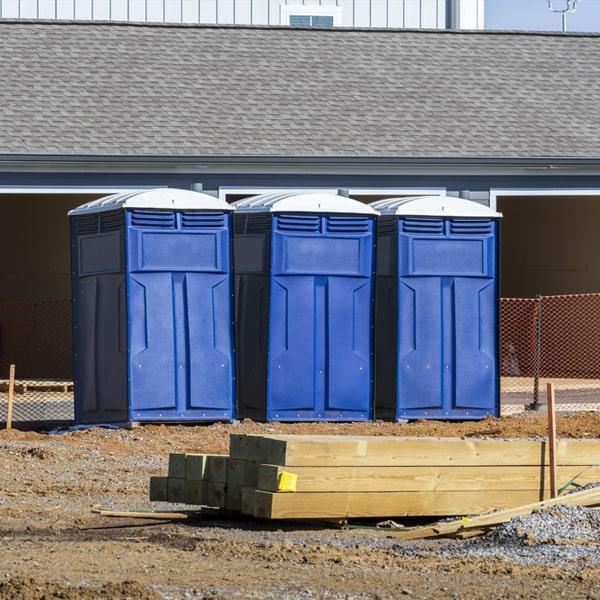 Heavy-duty construction site porta potty in Altoona, Pennsylvania